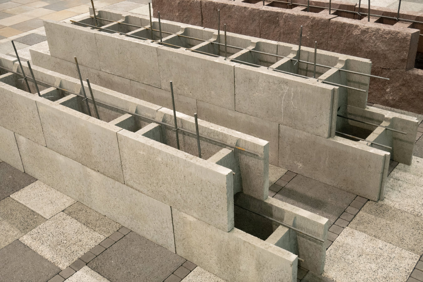 Foundation block wall installation in Fremont, CA